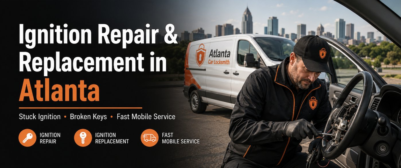 Ignition repair and replacement in Atlanta